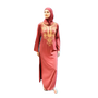 Moroccon Sequin Farasha Loose Long Abaya Dress Maxi Kaftan Traditional Embroidery