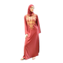 Moroccon Sequin Farasha Loose Long Abaya Dress Maxi Kaftan Traditional Embroidery