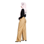[Coolkaftan PALAZZO GREY] Ladies Butter-soft  Rayon Wide Leg Elasticated Palazzo Trousers with 2 Pockets - Stretchable Waist