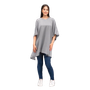 Plain Colour TOP Poncho Blouse Buttersoft Wide Sleeved Rayon Kaftan  - Freesize
