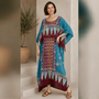 Cool RIMBA Buttersoft Batik Kaftan Plus Dress - One Size