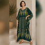 Cool RIMBA Buttersoft Batik Kaftan Plus Dress - One Size