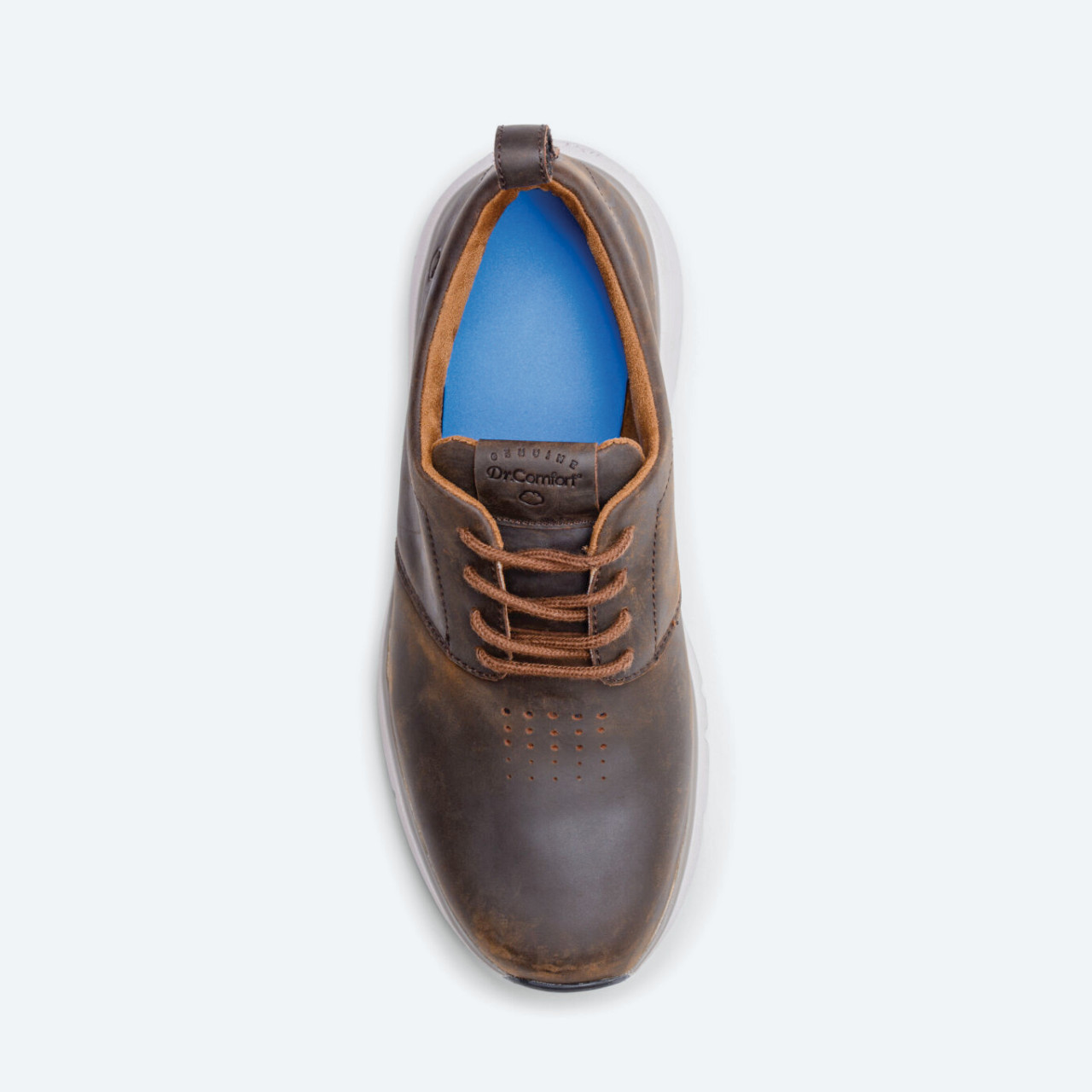 Dr. Comfort Roger Mens Brown Leather Athletic Walking Shoes 14 XW 10420 Amazon.com | Dr. Comfort Roger Diabetic Shoes for Men  main image 4