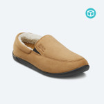 Brown/Tan Dr Comfort Women's Cuddle Slipper