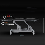 3 Section Hi Lo Electric Couch Medical