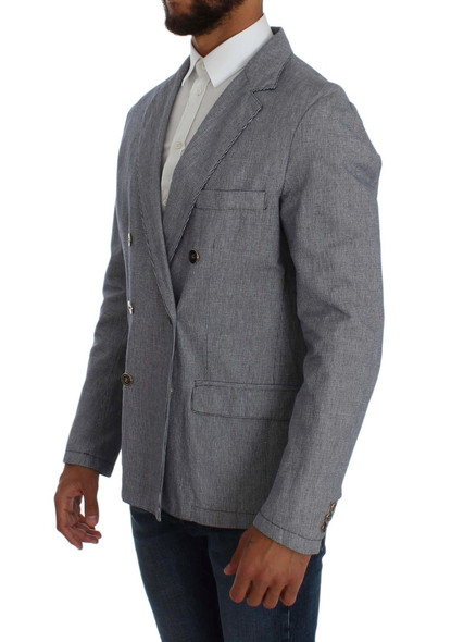 Blue Double Breasted Regular Fit Blazer Blue Double Breasted Regular Fit Blazer