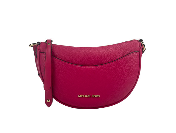 Dover Small Pink Half Moon Crossbody Bag Purse Dover Small Pink Half Moon Crossbody Bag Purse