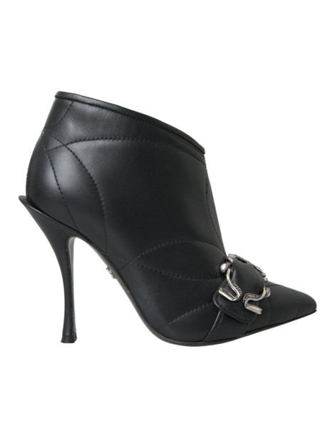 Black Devotion Quilted Buckled Boots Shoes Black Devotion Quilted Buckled Boots Shoes