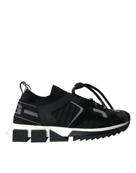 Black Mesh Sorrento Trekking Sneakers Shoes LA10687 Black Mesh Sorrento Trekking Sneakers Shoes LA10687