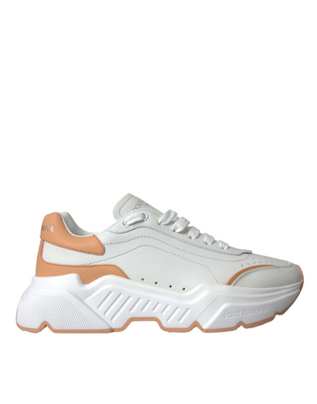 White Peach DAYMASTER Leather Sneakers Shoes White Peach DAYMASTER Leather Sneakers Shoes