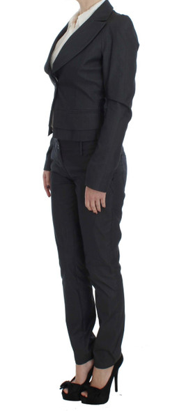 Gray One Button Two Piece Suit Gray One Button Two Piece Suit
