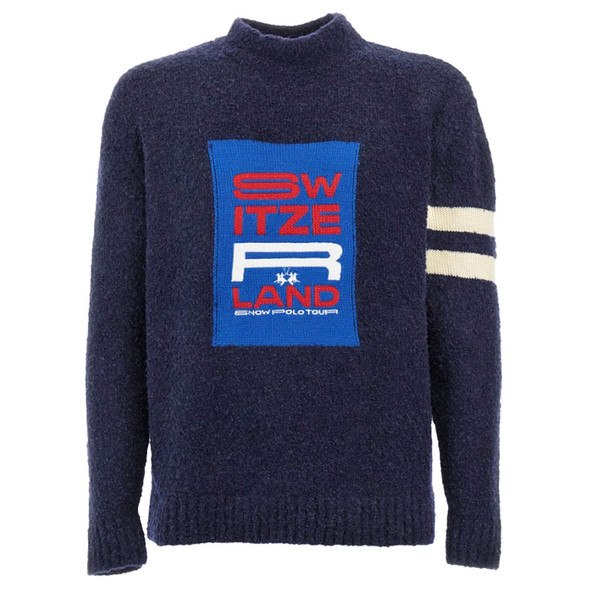Blue Polyamide Sweater Blue Polyamide Sweater