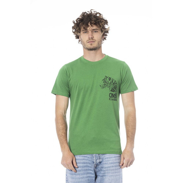 Green Cotton Men T-Shirt CA-24385 Green Cotton Men T-Shirt CA-24385