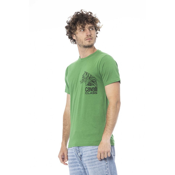 Green Cotton Men T-Shirt CA-24385 Green Cotton Men T-Shirt CA-24385