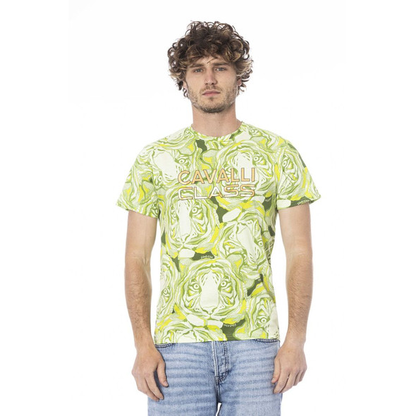 Green Cotton Men T-Shirt CA-24344 Green Cotton Men T-Shirt CA-24344