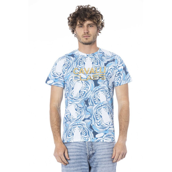 Light Blue Cotton Men T-Shirt CA-24343 Light Blue Cotton Men T-Shirt CA-24343