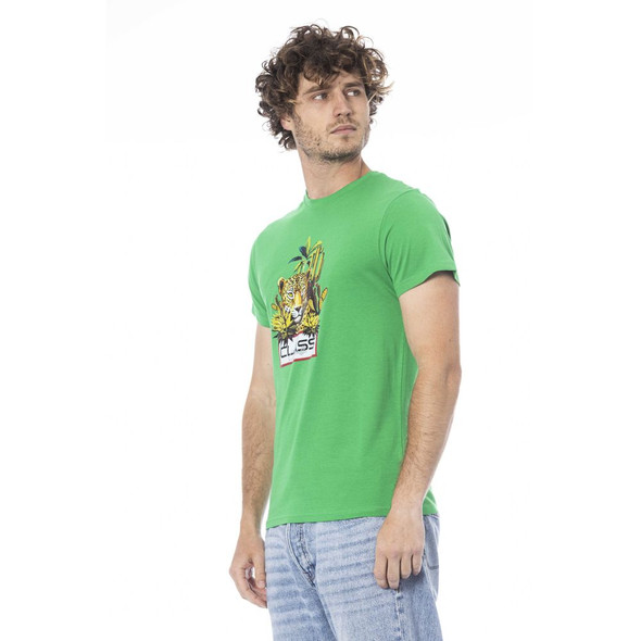 Green Cotton Men T-Shirt CA-24340 Green Cotton Men T-Shirt CA-24340