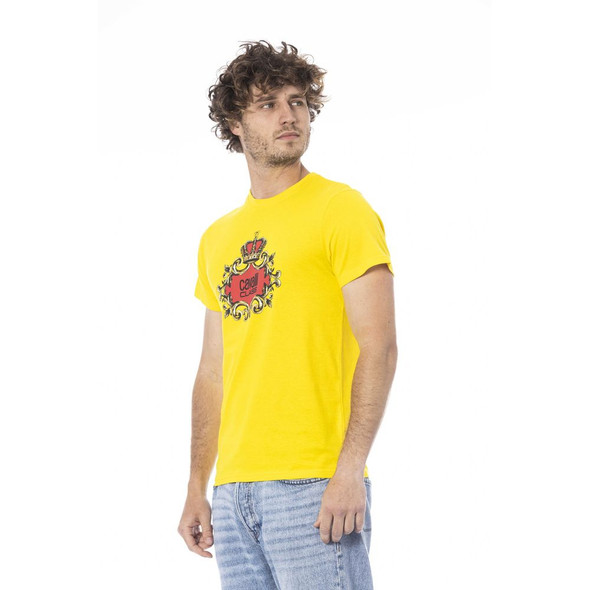 Yellow Cotton Men T-Shirt CA-24335 Yellow Cotton Men T-Shirt CA-24335