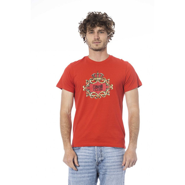 Red Cotton Men T-Shirt CA-24334 Red Cotton Men T-Shirt CA-24334