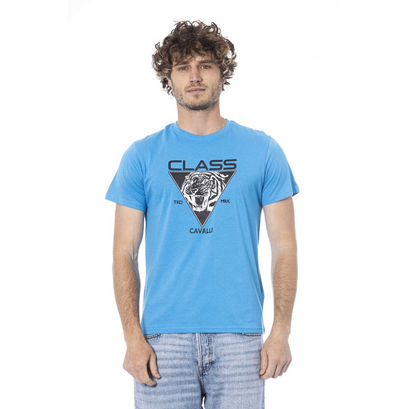 Light Blue Cotton Men T-Shirt CA-24331 Light Blue Cotton Men T-Shirt CA-24331