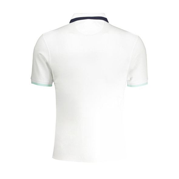 La Martina White Cotton Polo Shirt LA-30436 La Martina White Cotton Polo Shirt LA-30436