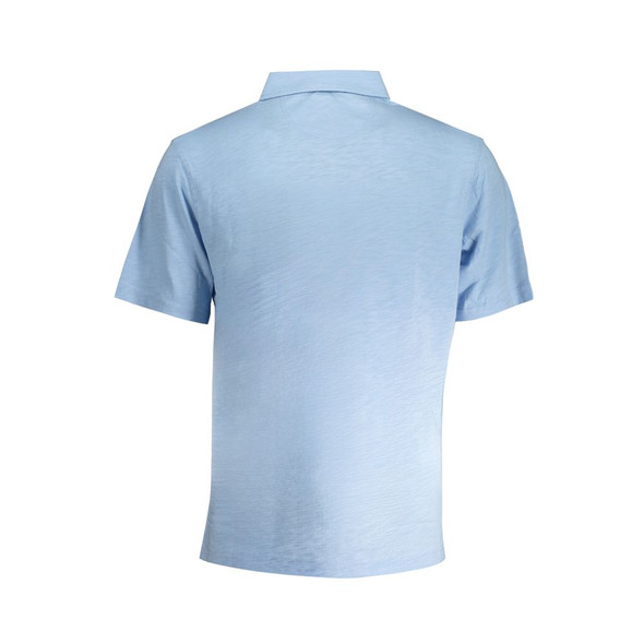 La Martina Light Blue Cotton Men Polo Shirt La Martina Light Blue Cotton Men Polo Shirt