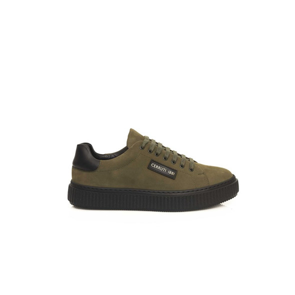 Green Cowhide Men Sneaker Green Cowhide Men Sneaker