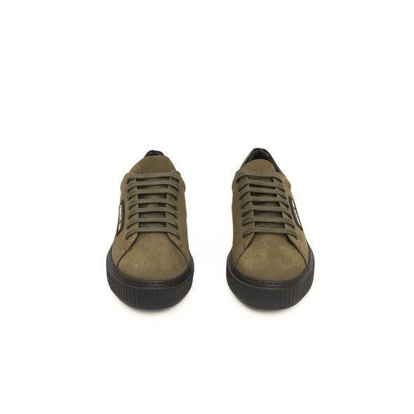 Green Cowhide Men Sneaker Green Cowhide Men Sneaker