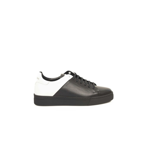 Black Cowhide Men Sneaker Black Cowhide Men Sneaker