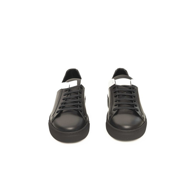 Black Cowhide Men Sneaker Black Cowhide Men Sneaker
