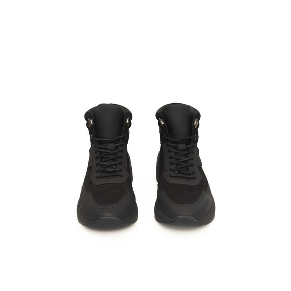 Black Leather Men Sneaker Black Leather Men Sneaker
