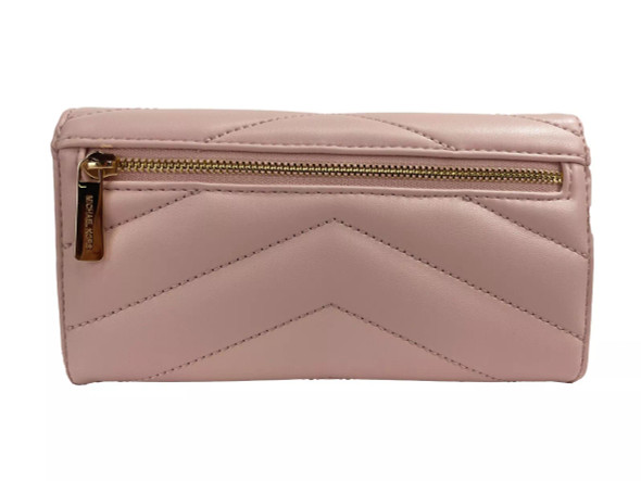 Jet Set Travel Large Quilted Leather Trifold Wallet Powder Blush Jet Set Travel Large Quilted Leather Trifold Wallet Powder Blush