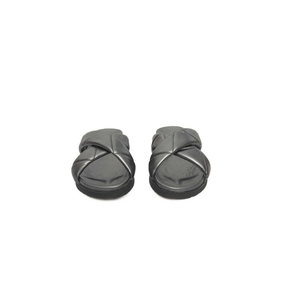 Gray Lambskin Women Sandal Gray Lambskin Women Sandal