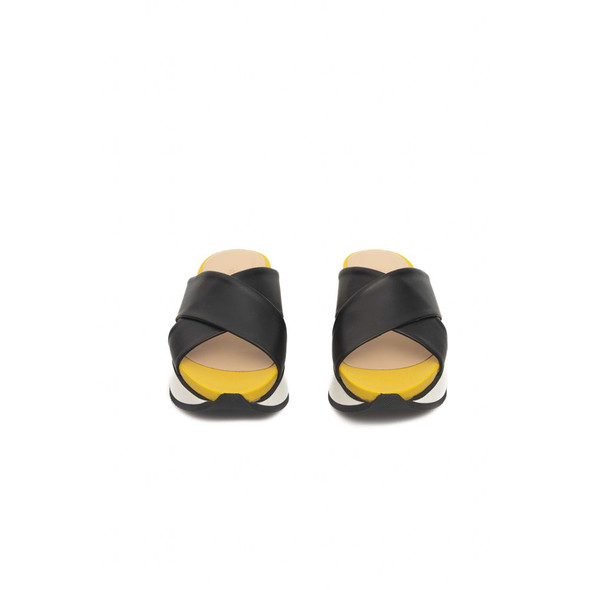 Black Calfskin Women Sandal Black Calfskin Women Sandal
