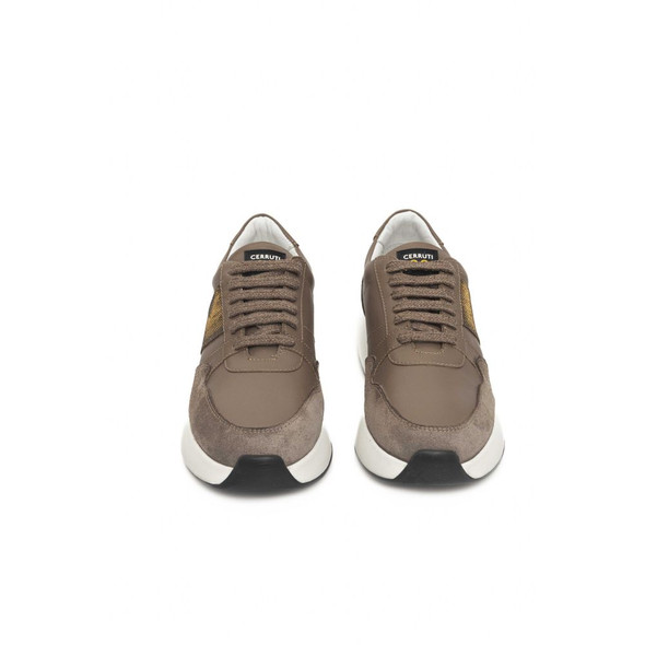 Cerruti 1881 Beige Leather Women Sneaker Cerruti 1881 Beige Leather Women Sneaker