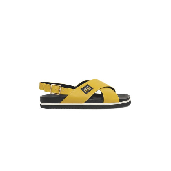 Yellow Calfskin Women Sandal Yellow Calfskin Women Sandal