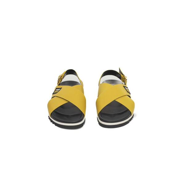 Yellow Calfskin Women Sandal Yellow Calfskin Women Sandal