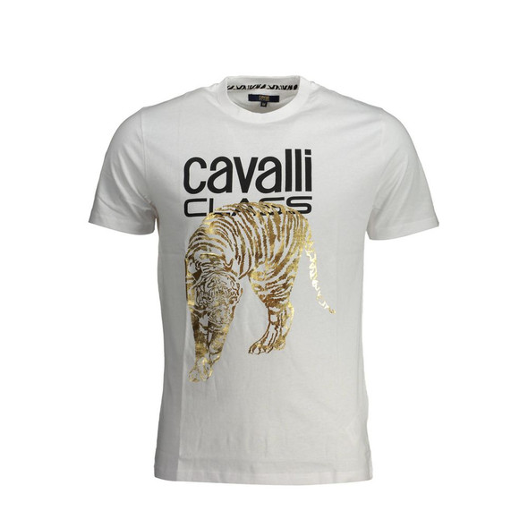 White Cotton T-Shirt CA-26280 White Cotton T-Shirt CA-26280