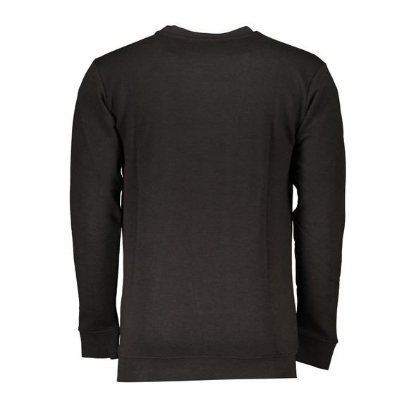 Cavalli Class Black Cotton Sweater CA-26759 Cavalli Class Black Cotton Sweater CA-26759