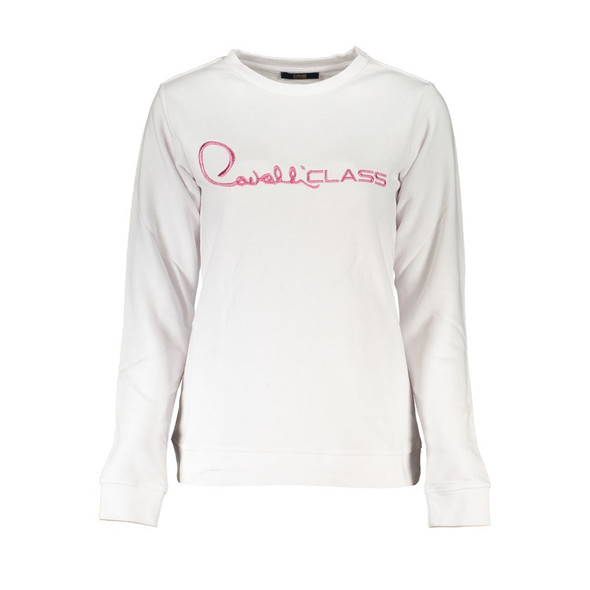 White Cotton Sweater CA-26780 White Cotton Sweater CA-26780