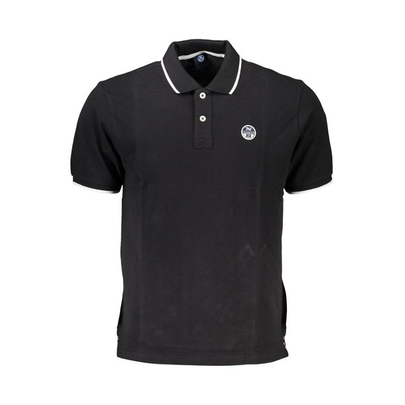 Black Cotton Polo Shirt NO-27292 Black Cotton Polo Shirt NO-27292