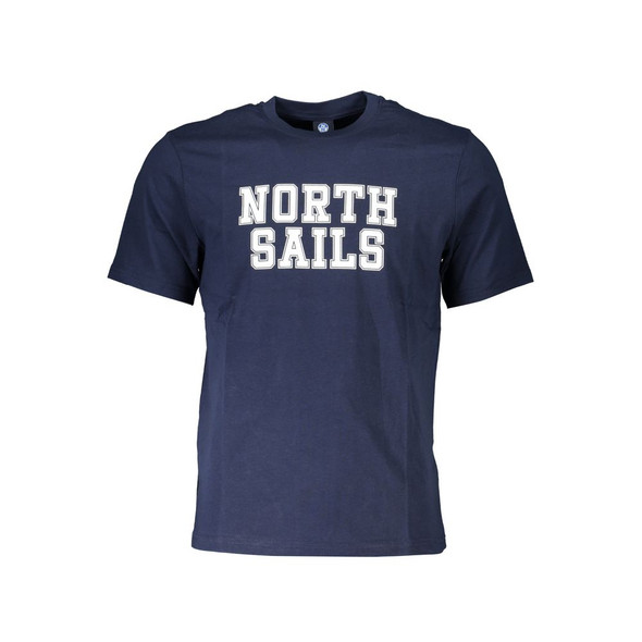 North Sails Blue Cotton T-Shirt NO-27955 North Sails Blue Cotton T-Shirt NO-27955