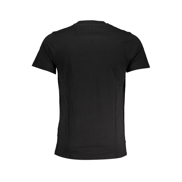 Cavalli Class Black Cotton T-Shirt CA-28465 Cavalli Class Black Cotton T-Shirt CA-28465