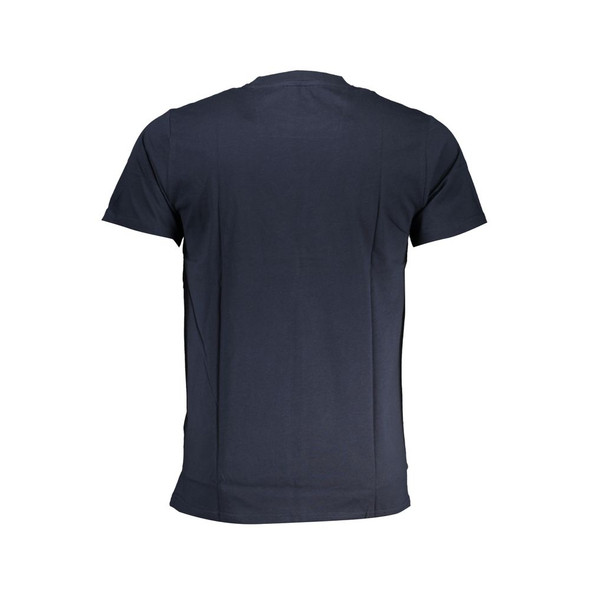 Cavalli Class Blue Cotton T-Shirt CA-28613 Cavalli Class Blue Cotton T-Shirt CA-28613