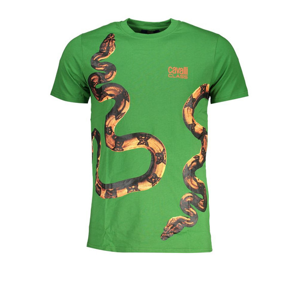Green Cotton T-Shirt CA-28600 Green Cotton T-Shirt CA-28600