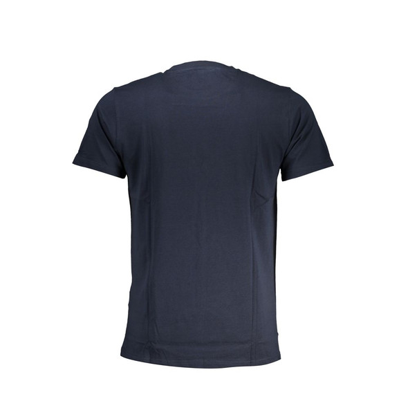 Cavalli Class Blue Cotton T-Shirt CA-28580 Cavalli Class Blue Cotton T-Shirt CA-28580