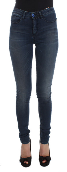 Blue Cotton Blend Slim Fit Jeans SIG32578 Blue Cotton Blend Slim Fit Jeans SIG32578