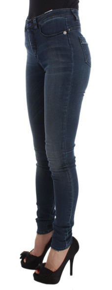 Blue Cotton Blend Slim Fit Jeans SIG32578 Blue Cotton Blend Slim Fit Jeans SIG32578