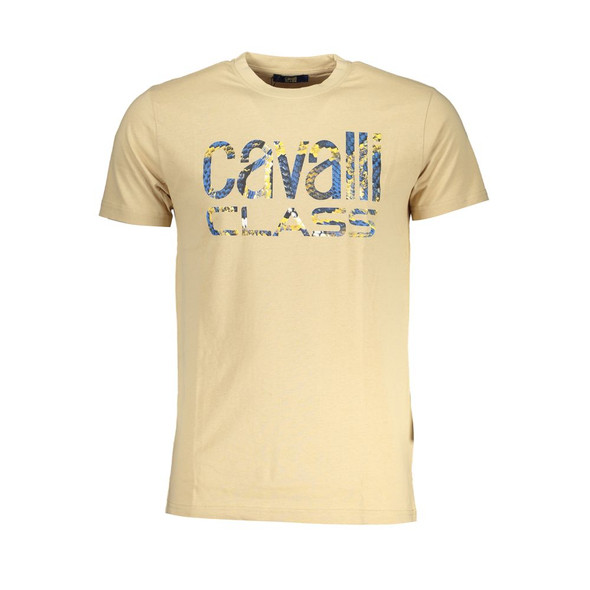 Beige Cotton T-Shirt CA-28594 Beige Cotton T-Shirt CA-28594