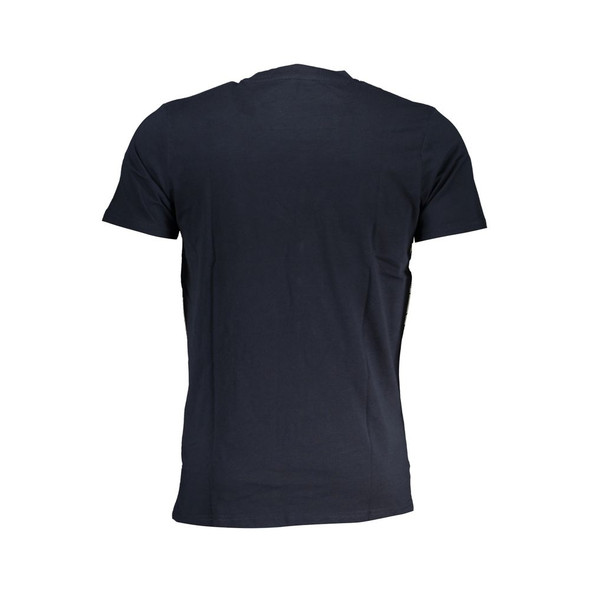 Cavalli Class Blue Cotton T-Shirt CA-28630 Cavalli Class Blue Cotton T-Shirt CA-28630